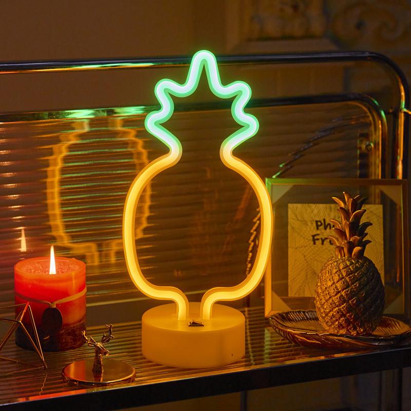 Creative LED Heart Neon Light - Romantic Atmosphere Table Lamp for Bedroom Decor