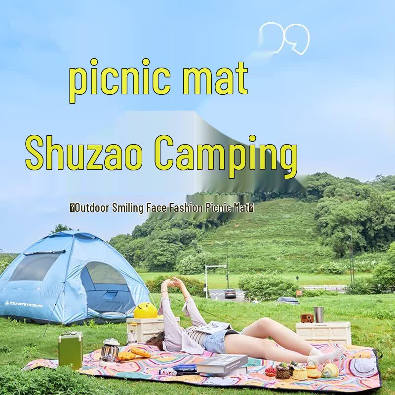 

Colorful Smile Outdoor Picnic Mat