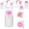 Pressurized Nail Tool Wash Bottle Nail Polish Remover And Water Absorbing Manicure Bottle Pink)