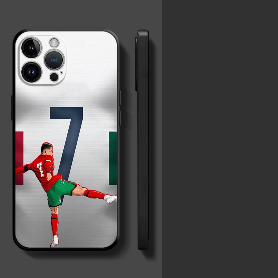 Funda Phone Cover Phone Case for Apple iPhone 17 Pro Max XR XS MAX 12 15 Pro 7 8 17e Air 13 14 16 11 Football Number