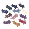 4Pcs Flower Hair Clips  Matte Black Floral Hairpins Hair Claw Clips Non-Slip Hair Clamps Grab Elegant Hair Accessories