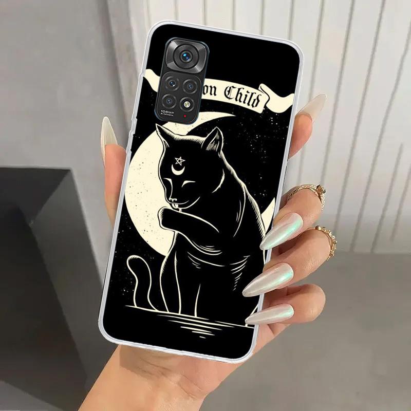Witch And Cat Colorful Cute Phone Case for Xiaomi Redmi Note 15 14 14S 13 12S 12 Pro 11S 11 Plus 11T 11E 10S Soft Funda Print Sh