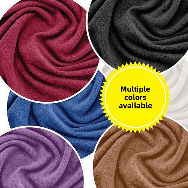 Thick and Simple Pocket Scarf for Autumn and Winter, Larger Shawl with Warm Solid Color Scarf Shawl