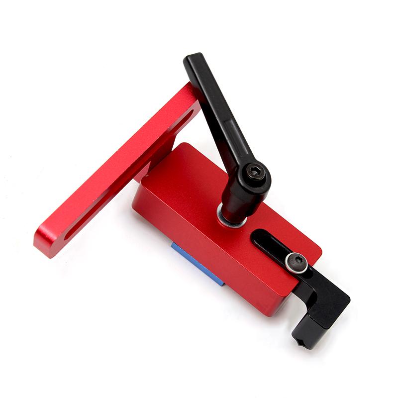 Woodworking T-track Stop T-Slot Limiter Aluminium Miter Track Fence Flip Stop Chute Locator Carpenter DIY Workbench Tools