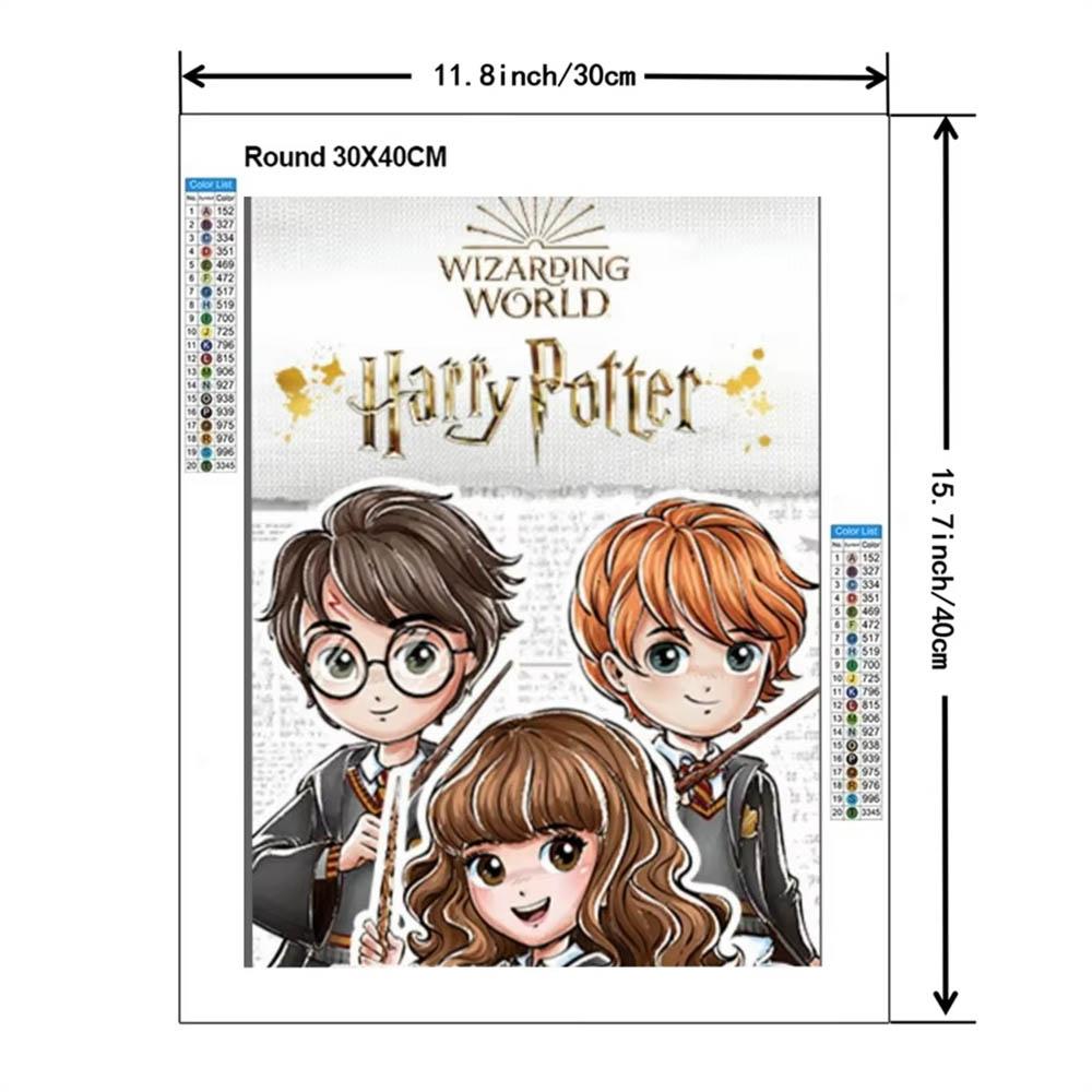 Uroczy Kreskówkowy Harry Potter 5D Pełny Diamentowy Obraz Artystyczny Magiczna Sowa Zamek Mozaika Haft Krzyżykowy DIY Ręcznie Robiony Prezent Wystrój Domu