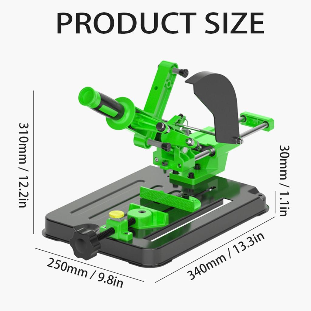 Angle Stand bracket Holder Metal Cutting Machine Aluminum body for 100/115/