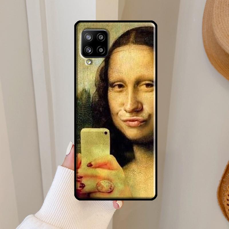 Leonardo da Vinci Mona Lisa Art Case For Samsung Galaxy A06 A05 A16 A26 A36 A56 A33 A32 A52 A15 A53 A13 A34 A54 A14 A35 A55