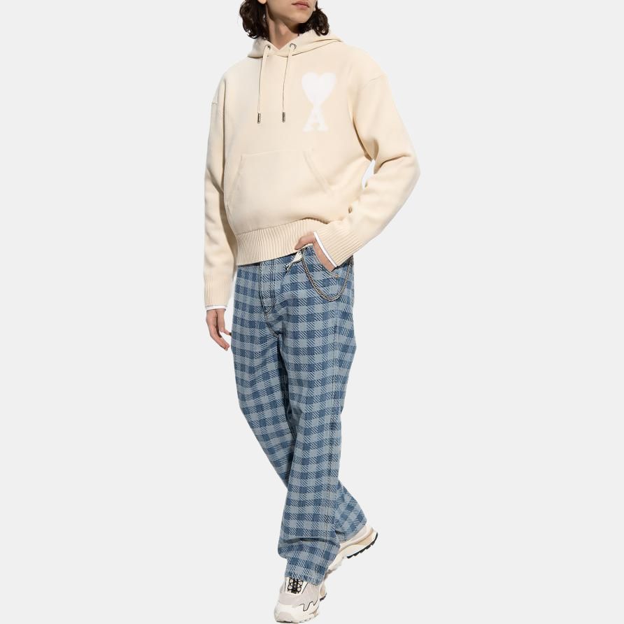 AMIPARIS Sweatshirts Men's Ecru Hooded Moderate Other UKS802-KN0018-715
