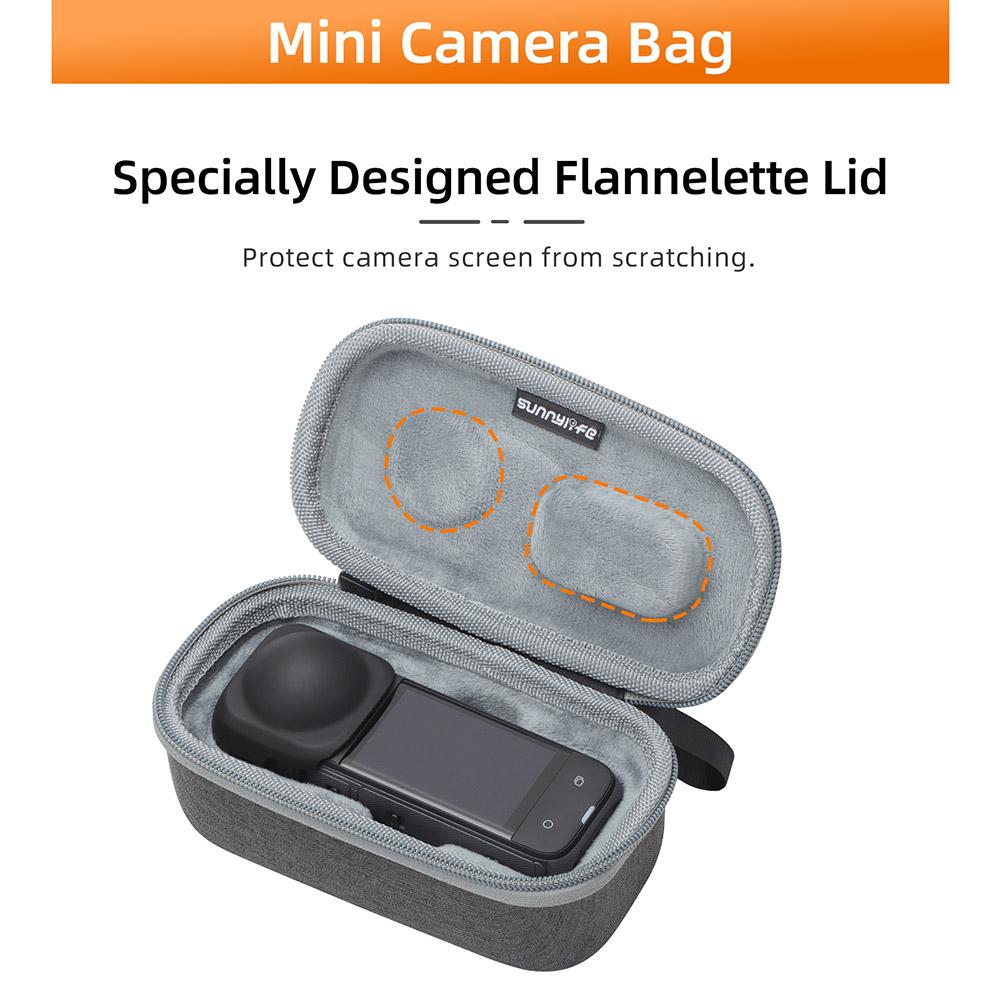 Mini Camera Bag For Insta360 X4 Portable Body Storage Bag Waterproof Protection Case For Insta 360 X4 Sports Camera Accessories