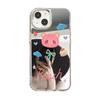 Sweet bear applies to iPhone17promax mobile phone case 14 niche 16/13 Apple 15 all-inclusive makeup mirror
