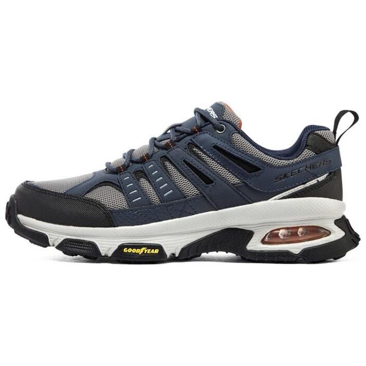 Skechers SKECH-AIR Men Blue Gray Low