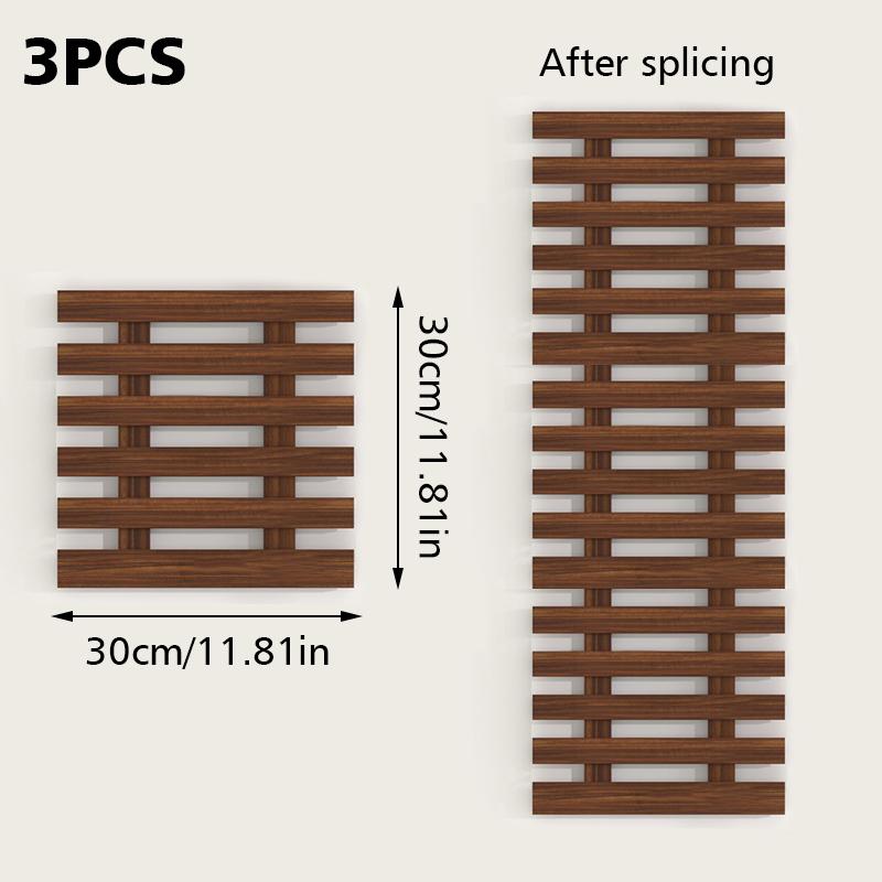 

1/2/3/4 шт. Деревянная подвесная стойка Bohemian Anti-corrosion Flower Layout Living Room Potted 30x30cm 3pcs