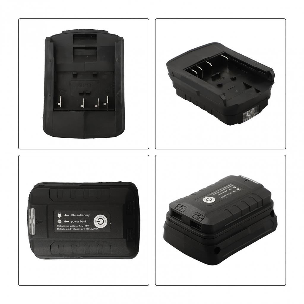 Batteries to Go For Bosch 18V USB Charger Adapter with LED Illumination