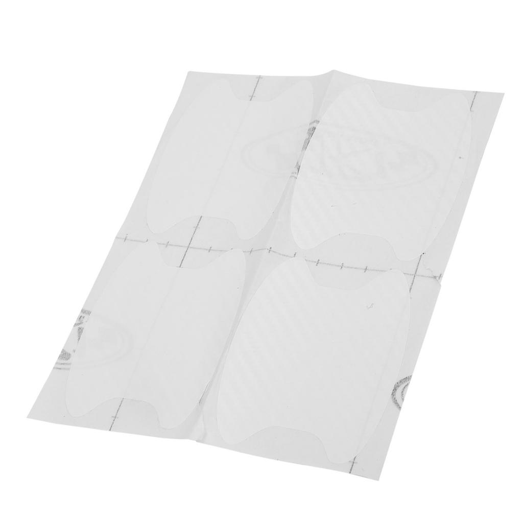 4pcs Door Handle Bowl Cover Trim Carbon or Anti Scratch Stickers for Car Truck (Black )