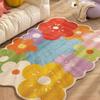 Nordic Luxurious Thickened Faux Cashmere Carpet for Living Room & Bedroom - Modern Abstract Design