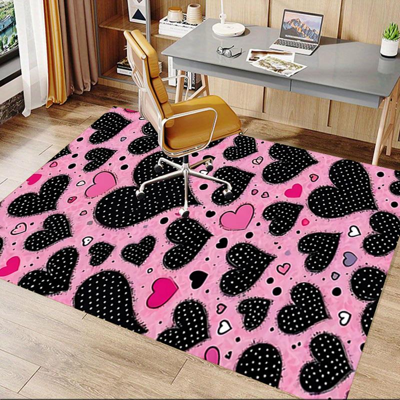 1PC Heart Pattern Extra Large Non-Slip Floor carpet, Office, family, bedroom, Studio - Large Area Rug,Longlasting Material-K0365