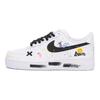 Nike Scarpe da Skateboard Nike Air Force 1 07 Basse Uomo Nero Bianco CW2288-111(Team59-)