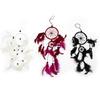 Dream Catchers Medium Black White Red 6-Pack Bali