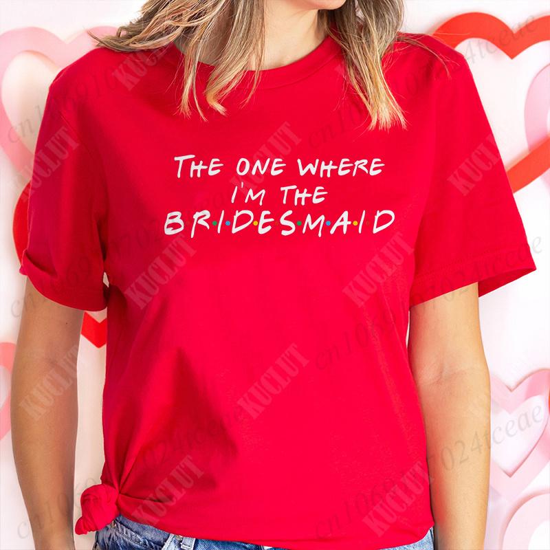 The One Where I'm The Bride T-shirt I Do Crew Tees Team Bride Squad Tribe Bachelorette Party Shirt for Women Wedding Clothes