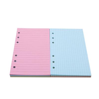 50 Sheets A6 Filler Paper Loose-leaf Notebook 6 Holes Office School Supplies