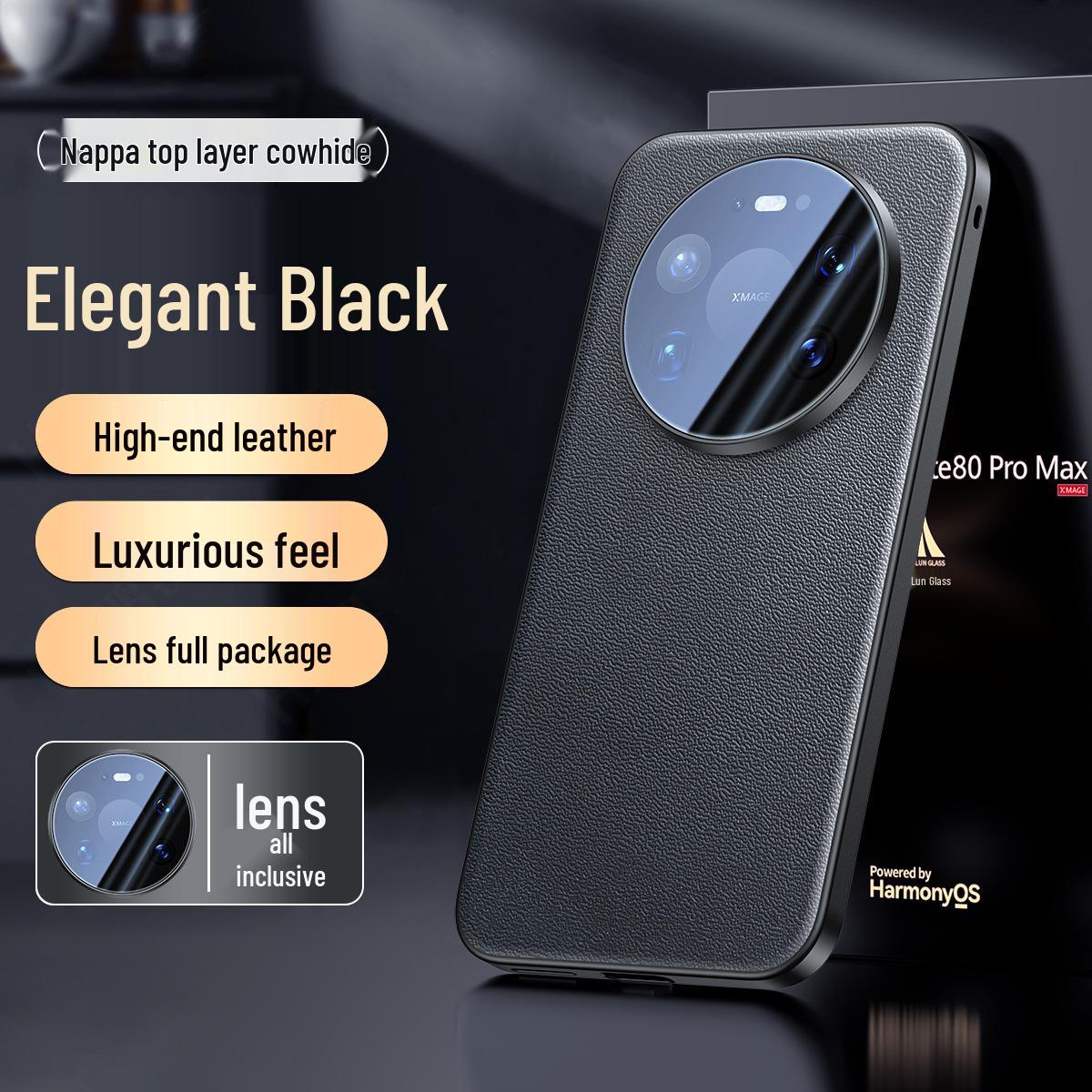 Huawei Mate80 Pro Max Full-Coverage Leather Texture Anti-Fall Protective Case Huawei Mate80/80 Pro