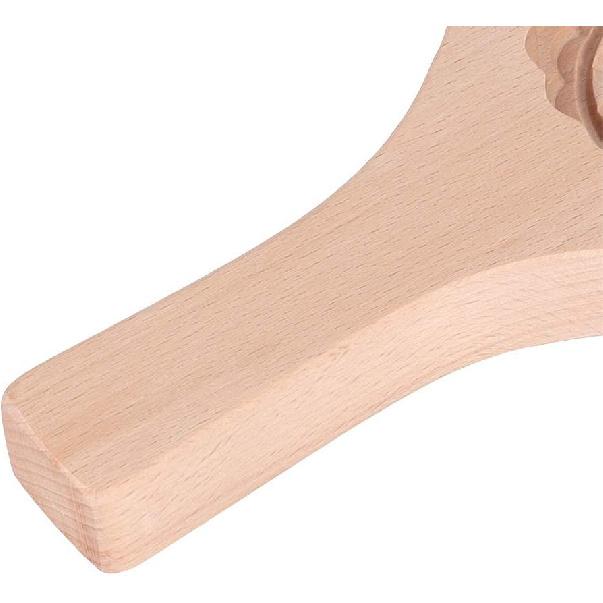 MAVIS LAVEN Beautiful Flower Pattern DIY Moon Cake, Wooden Handmade Cake for Muffin Cookie cracker Chocolate Pumpkin Pie (#06)