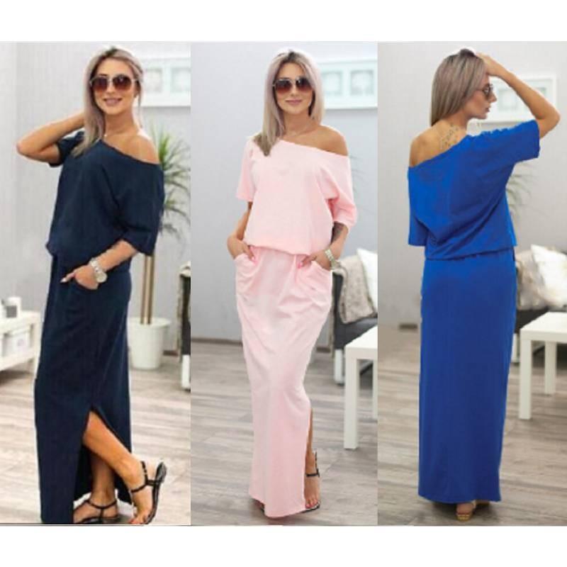 Elegant Summer Loose Pocket Dress Featuring Stylish Cutout Design And Soft Knit Fabric