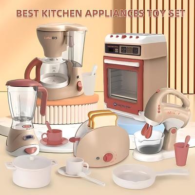 Kids Kitchen Toy Set Mini Simulation Household Appliances Toys for Children Pretend Play House Interactive Toys for Girls Boys