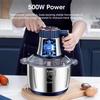 5L Electric Meat Mincer Household Large Capacity Mincing Machine Stainless Steel Meat Grinder  Kitchen Chopper Food Processor