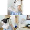 Canvas Bag For Women With Drawstring Closure And Floral Print For Casual Daily Use