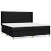 VidaXL Slat Bed Base with Mattress, Upholstered Bed with Headboard, Double Bed, Adult Bedroom Bed, Modern, 3131859