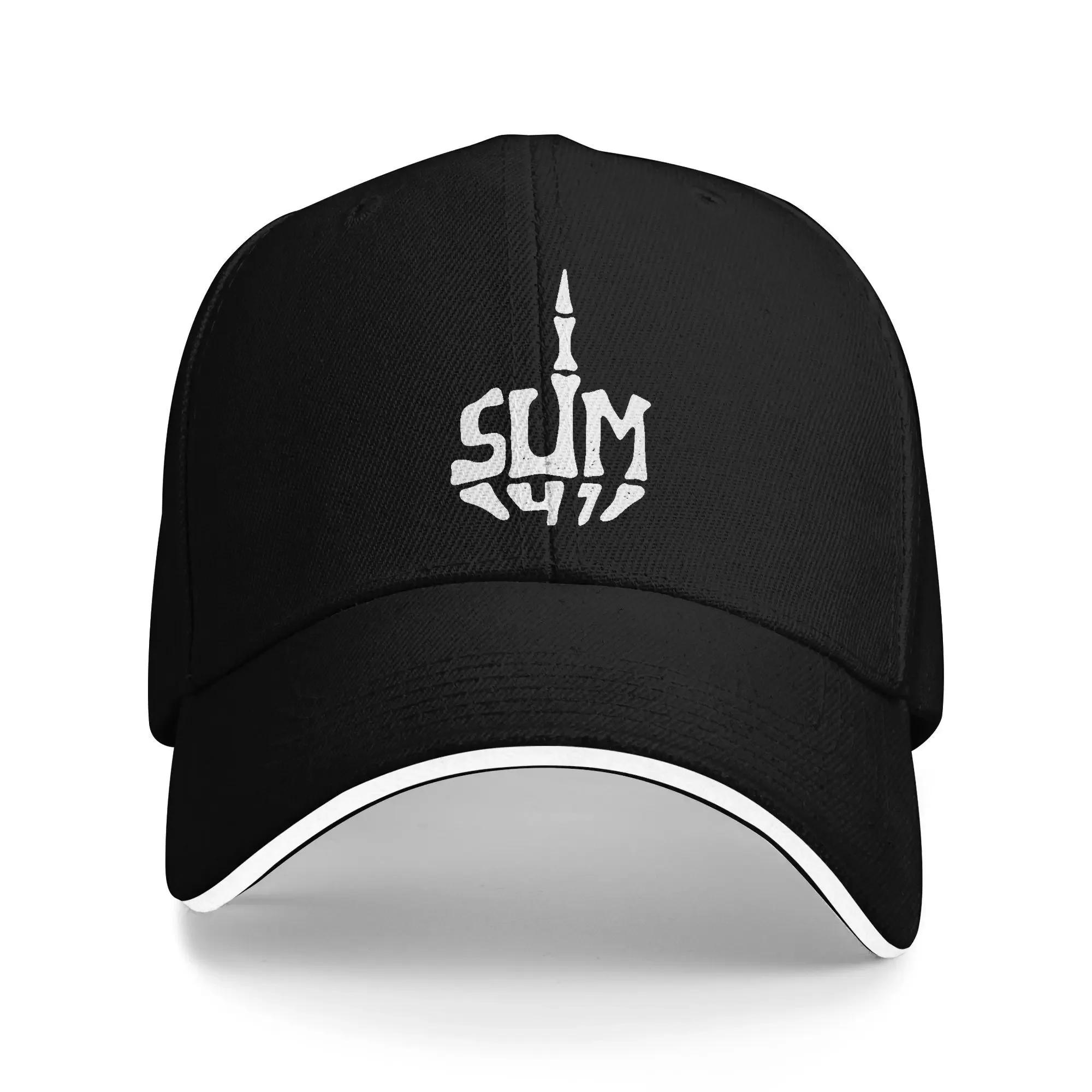 Sum 41 Рок-группа Бейсболка Наряд Винтажная Панк-музыка Кепка-снепбэк Для Мужчин Женщин Повседневная Головной убор Подарок Adjustable