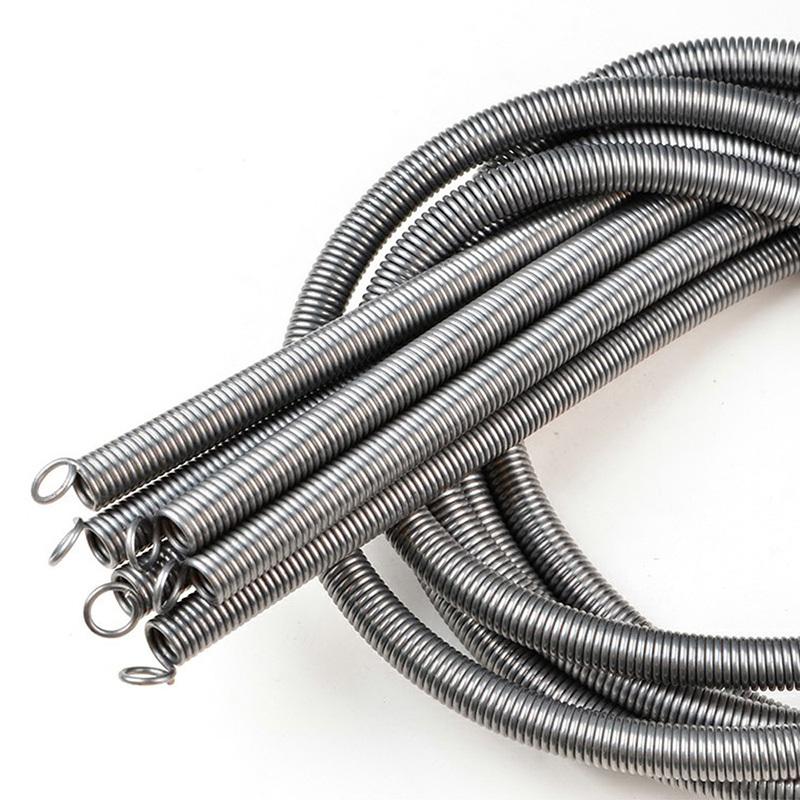 1M Length Wire Dia 0.2/0.4/0.5/0.8mm Strength Hook Tension Spring Pullback Spring Coil Extension Spring T Spring Steel OD 1-12mm