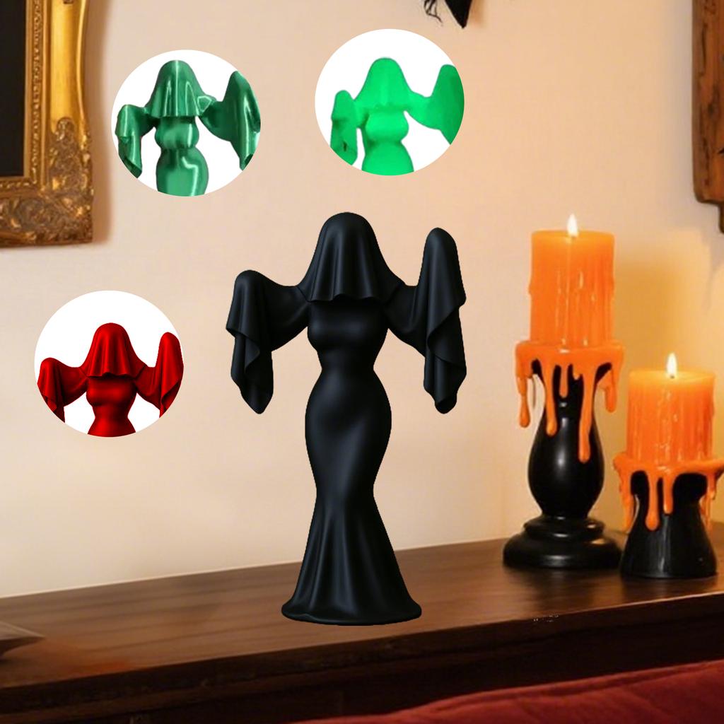 Halloween  Bride Statue Resin Product - Halloween Sculpture - Halloween Night - Suitable For Halloween Bedroom As A Home Decoration Item