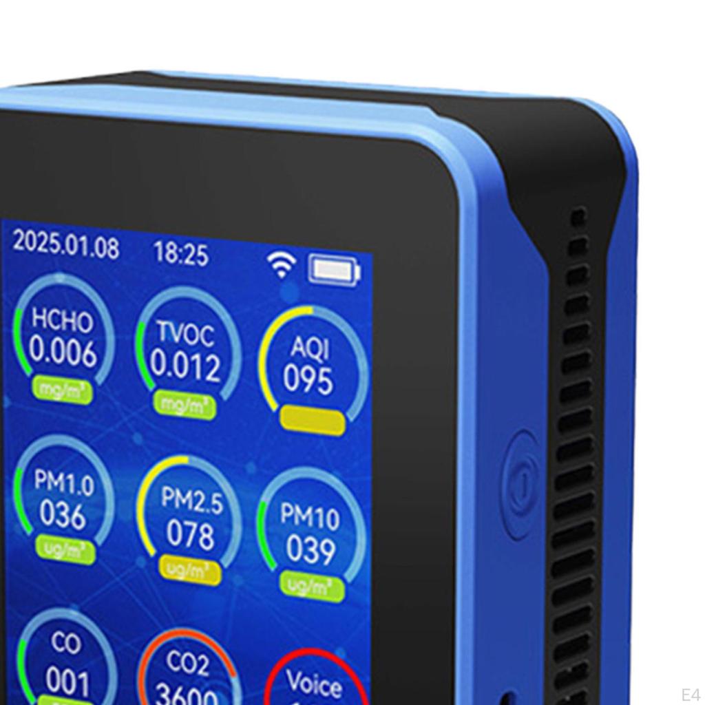 Air Quality Monitor Portable Wireless Analyzer for Garden Kitchen Office