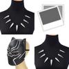 Premium Quality 2018 Halloween Costume Black Panther Necklace Jumpsuit Mask Ensemble