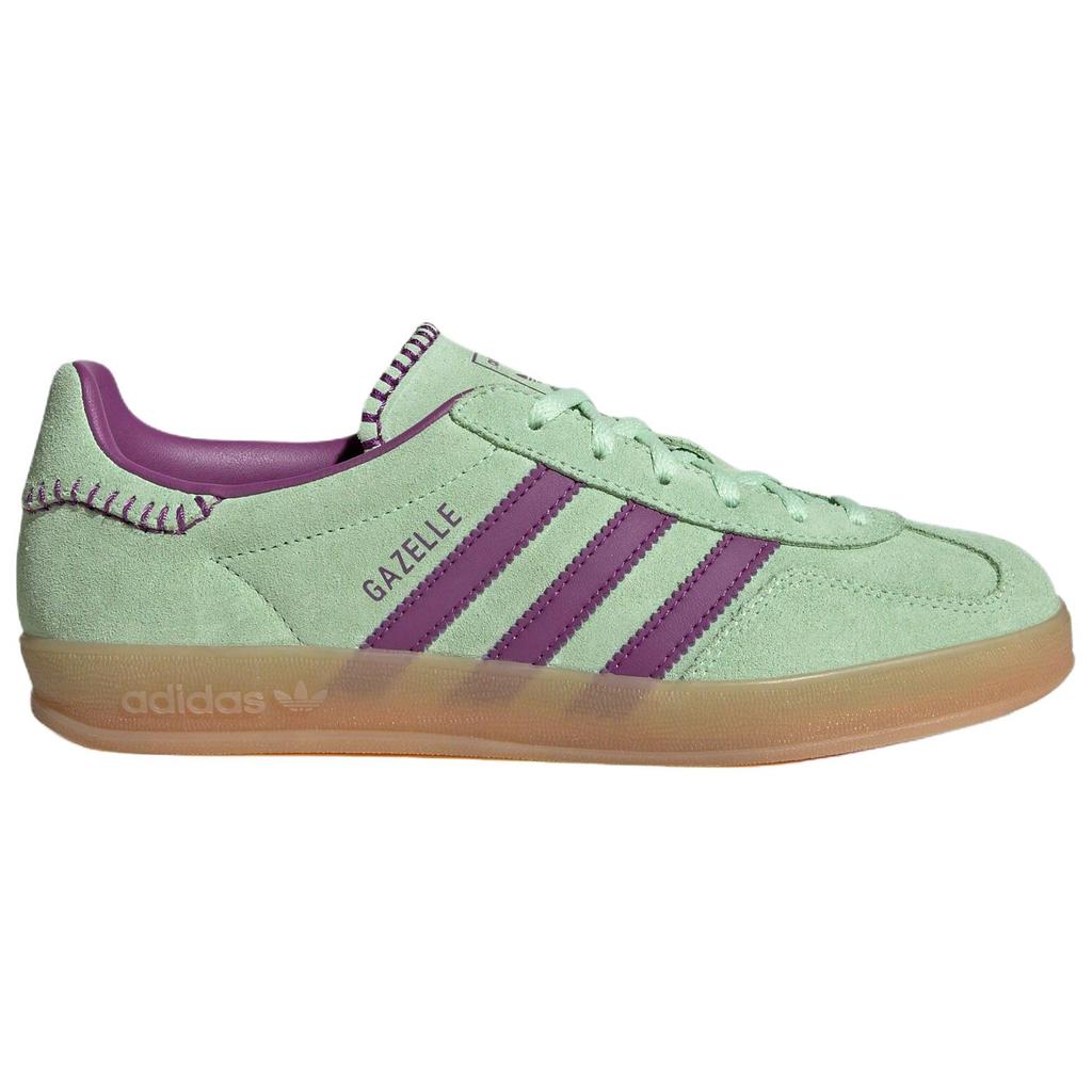 Adidas Originals Gazelle Indoor T Pantofi Sport Clasici pentru Antrenament Pantofi sport pentru Femei Verde Violet JS1405