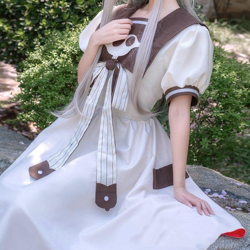 Anime Jibaku Shounen Hanako Kun Nene Yashiro Cosplay Kostüm Komplettset Toilettengebundener Totenkopf Ausgefallene Partykleider