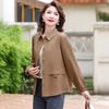 Elegant Spring/Autumn Shirt Jacket for Middle-aged Women
