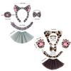Cats Costume Set Ears Tail Bowite Tutu Animal Fancy Costume Kit Accessories for Kids Girls Halloween Cosplays Props