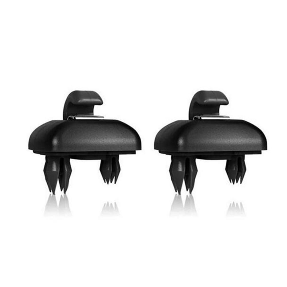 2 Pezzi 8U0857562 Clip Parasole per Auto Per , Grigio
