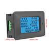6 in 1 Digital LCD Meter Voltage 110-250V Current 100A Power Monitor Panel with Mutual Inductor voltage meter current meter