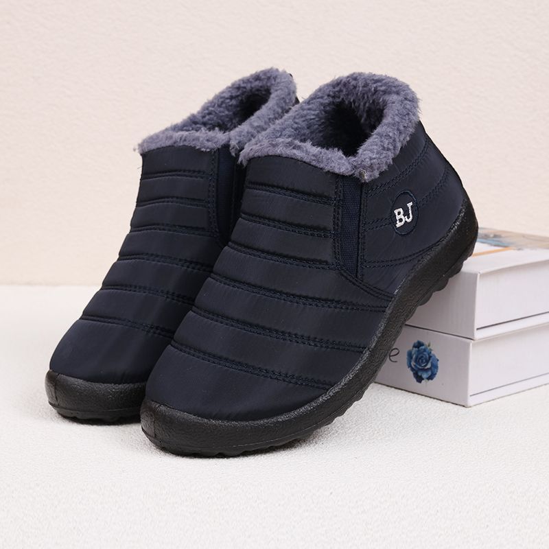 Очень большой размер 47-48 Хлопковая обувь для мужчин и женщин с Такими же Повседневными и Удобными Хлопковыми Ботинками Легкая Хлопковая Обувь на Плоской Подошве 39 темно-синий 1790₽