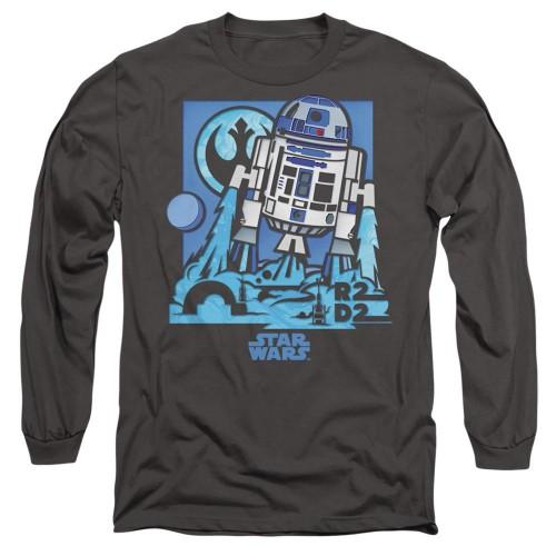 STAR WARS Unisex Adult Papercut R2-D2 T-Shirt