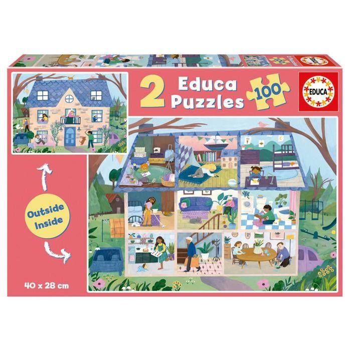 Puzzle 2 X 100 Pieces : House Interior
