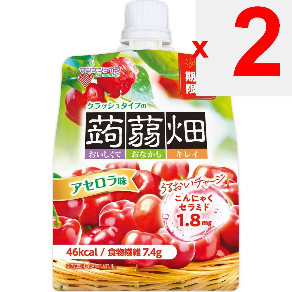 mannan life Konnyaku Hata Crush Type Acerola Flavor 150g Konjac Field Jelly Konjac Field