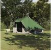 Family Tent VidaXL Tipi 8-person Green Water-repellent