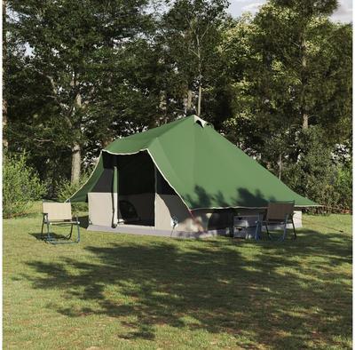 Палатка Семейная VidaXL Tipi 8-местная Зеленая Водоотталкивающая