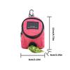 Oxford Fabric Pet Waste Bag Dispenser With Treat Pocket For Dog Convenient Clip On Design Outdoor Walking Essential