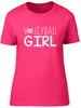 Volleyball Girl Fitted Unisexs Ladies T Shirt